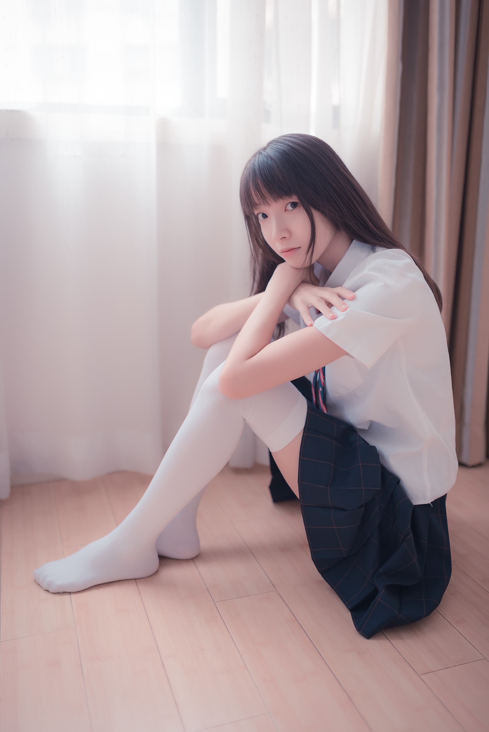 风之领域 - NO.004 邻家白丝清新女孩 [49P]-XikXak
